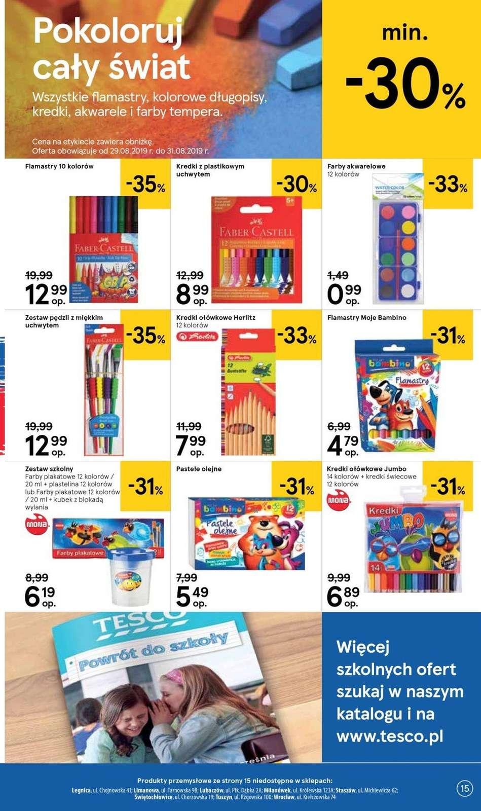 Gazetka promocyjna Tesco str. 15