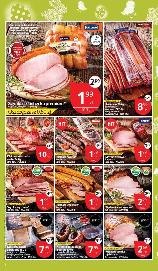 Gazetka promocyjna Tesco str. 4