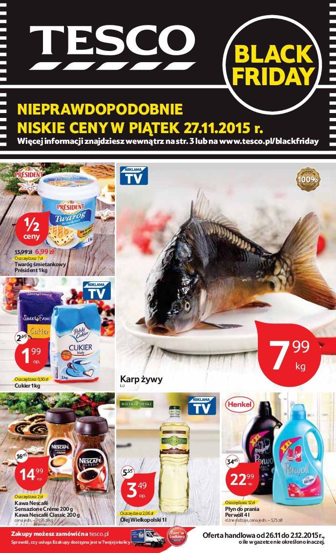 Gazetka promocyjna Tesco str. 1