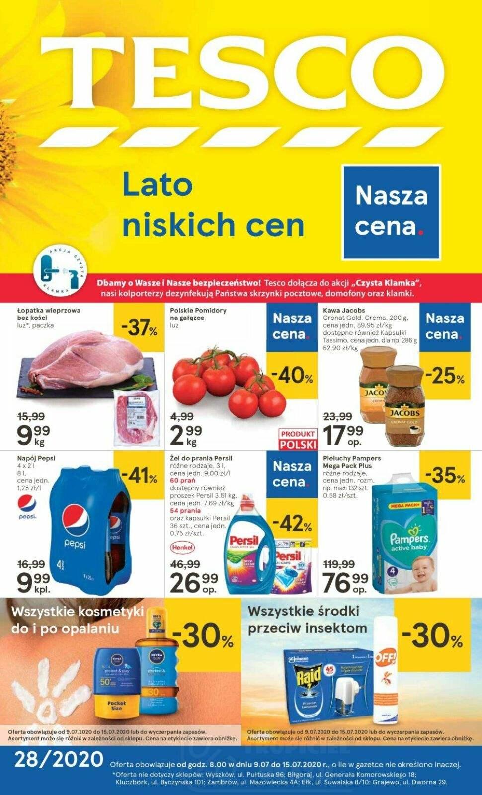 Gazetka promocyjna Tesco str. 1