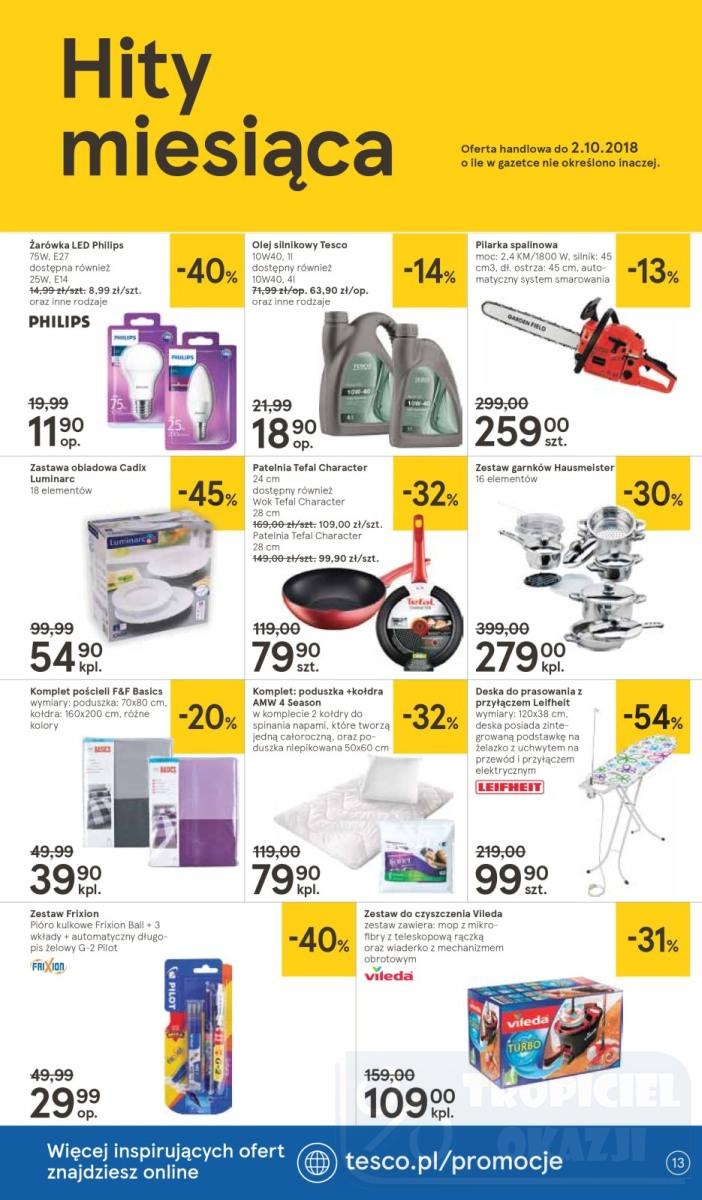 Gazetka promocyjna Tesco str. 13