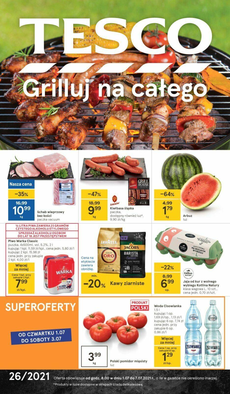 Gazetka promocyjna Tesco str. 1