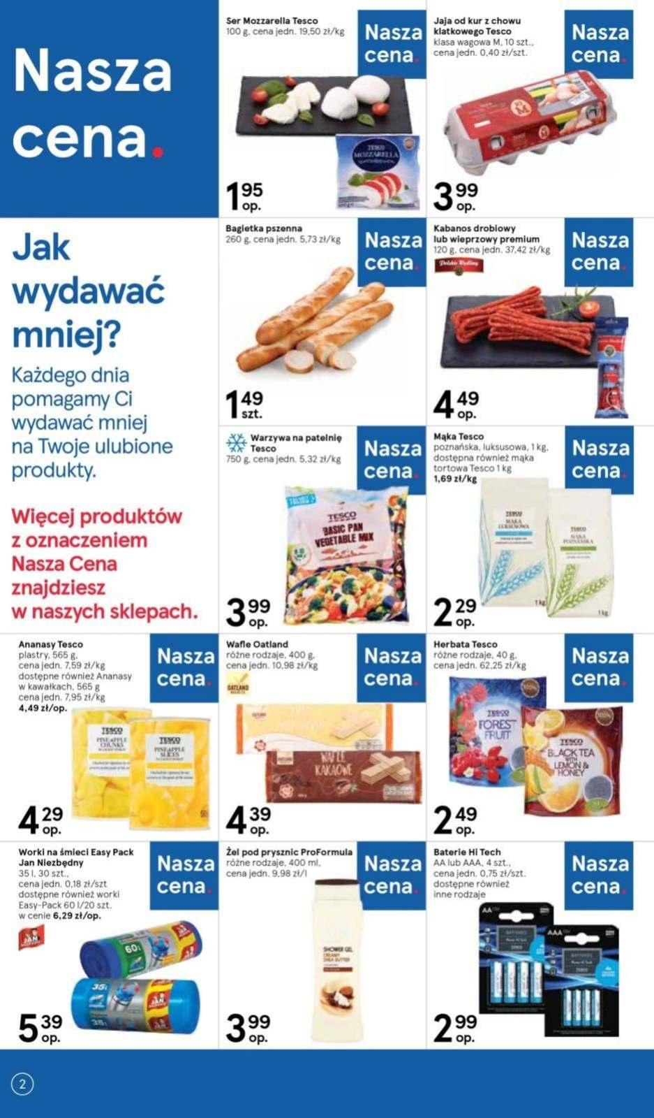 Gazetka promocyjna Tesco str. 2