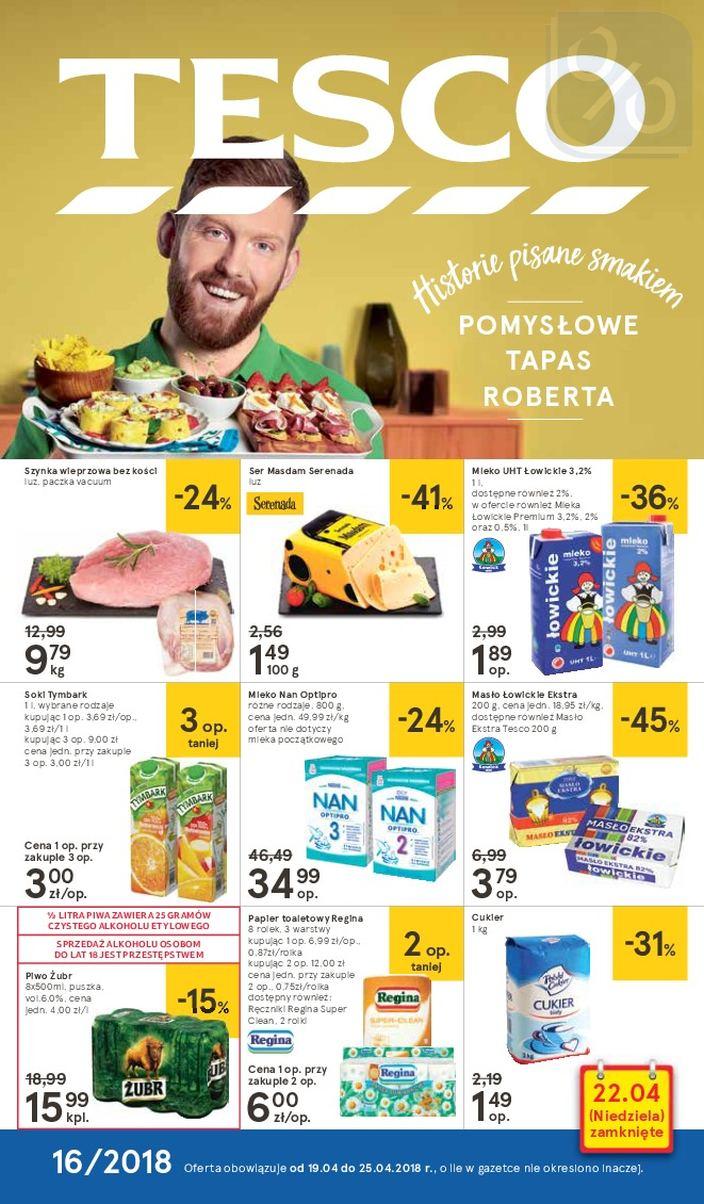Gazetka promocyjna Tesco str. 1