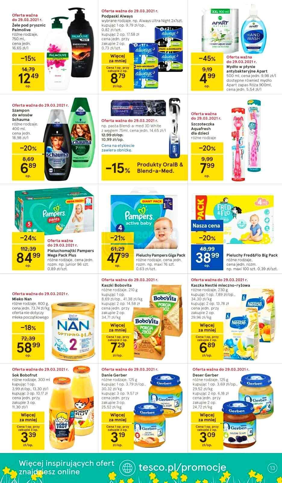 Gazetka promocyjna Tesco str. 13