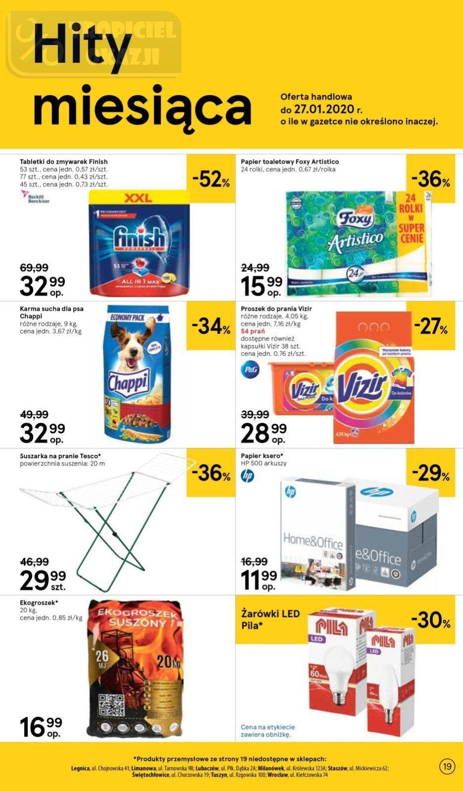 Gazetka promocyjna Tesco str. 19