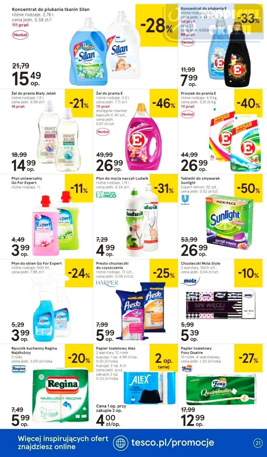 Gazetka promocyjna Tesco str. 21