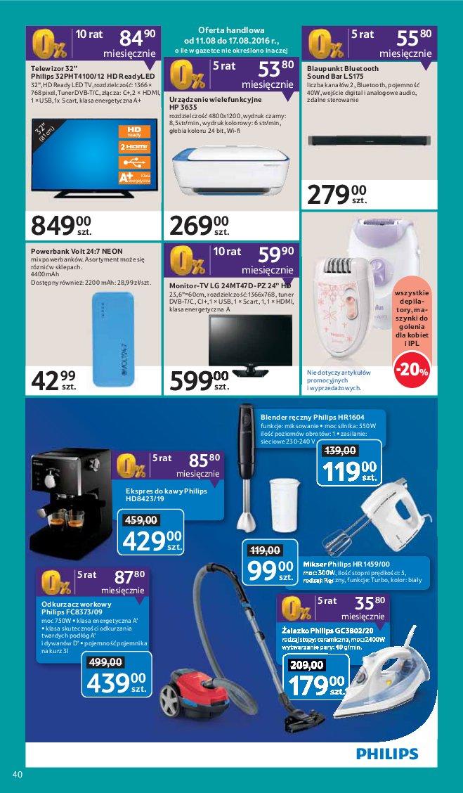 Gazetka promocyjna Tesco str. 40