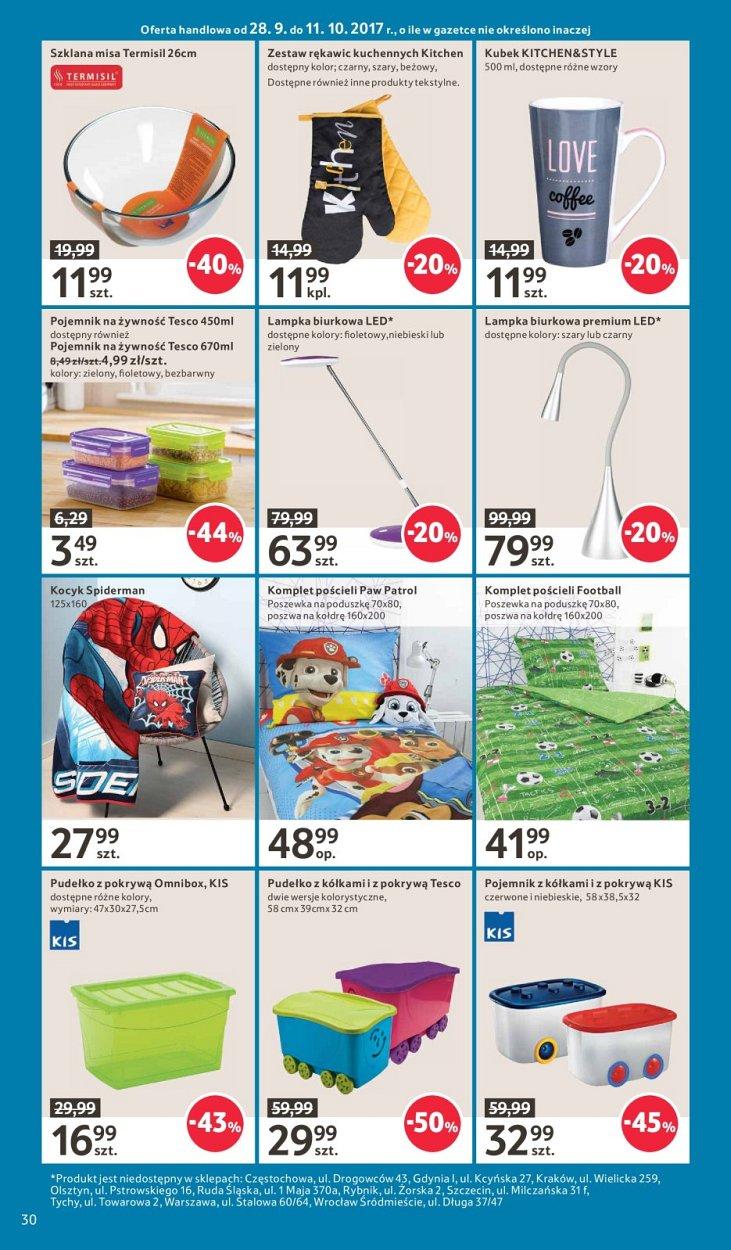 Gazetka promocyjna Tesco str. 30