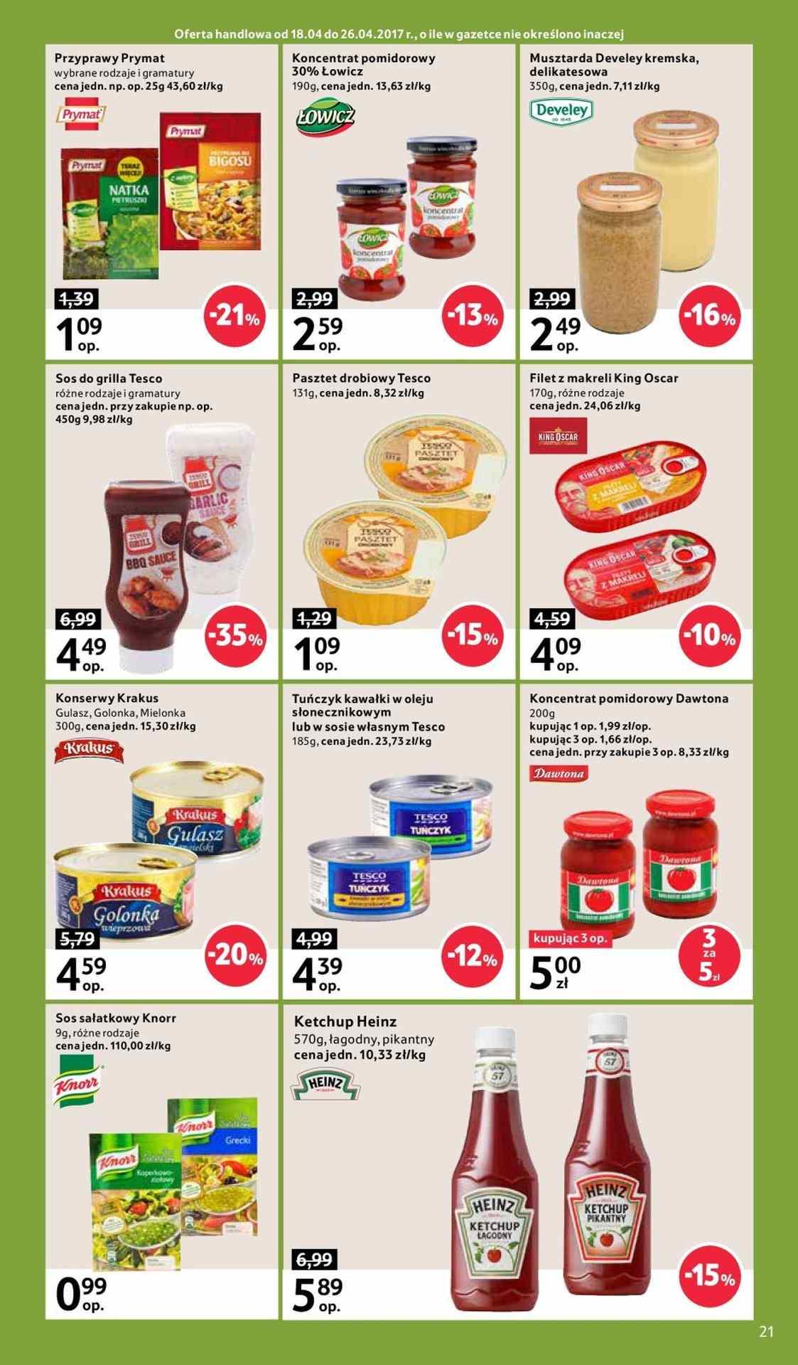 Gazetka promocyjna Tesco str. 21