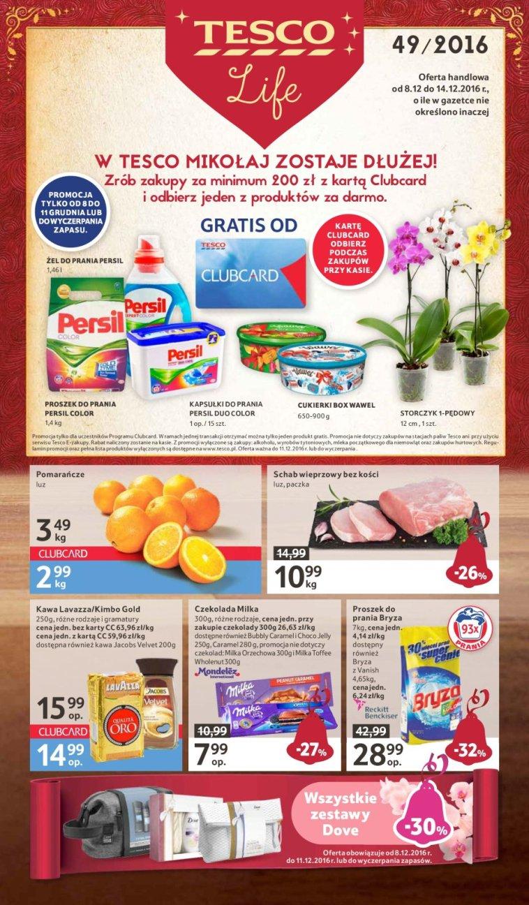 Gazetka promocyjna Tesco str. 1
