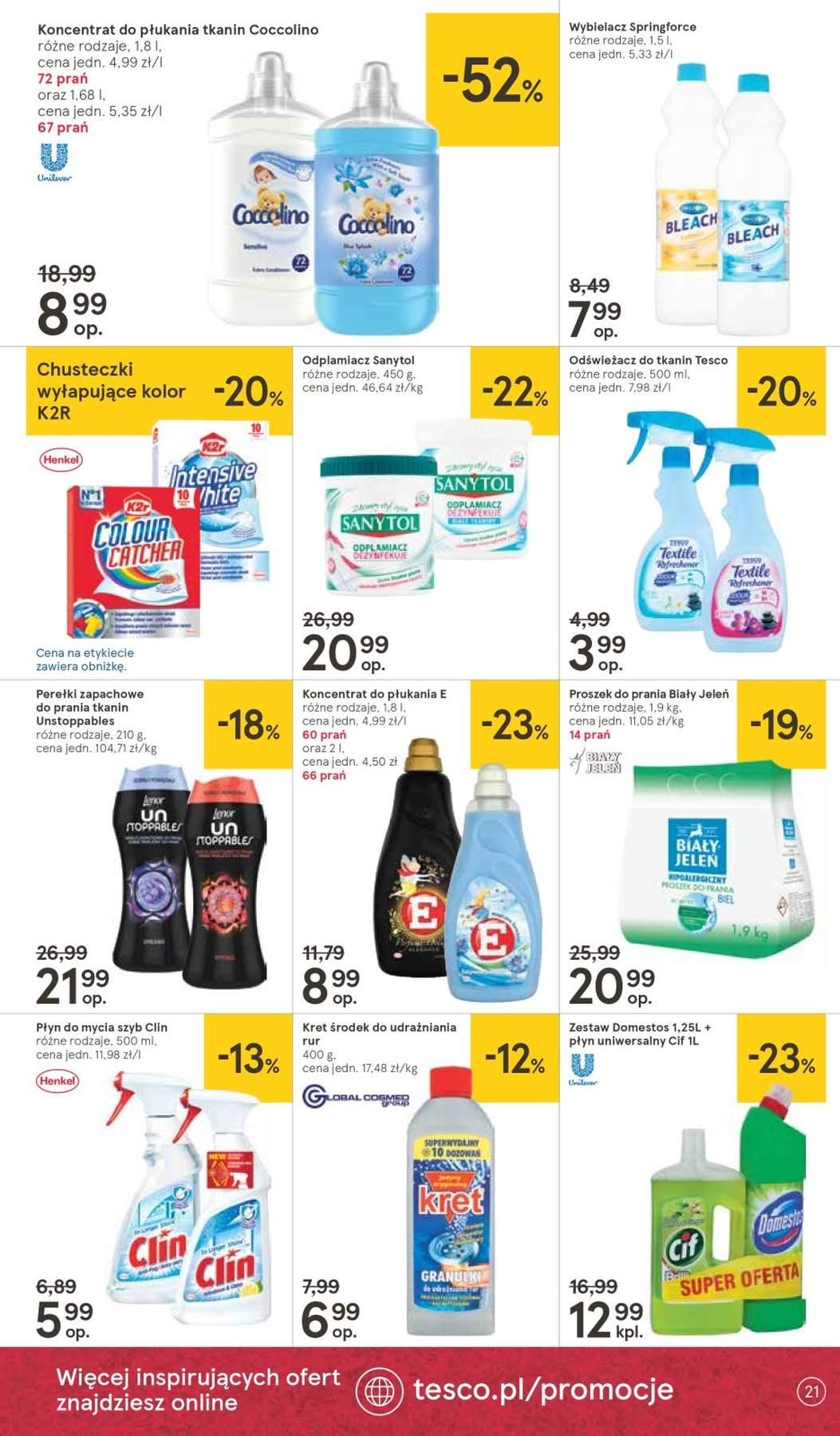 Gazetka promocyjna Tesco str. 21