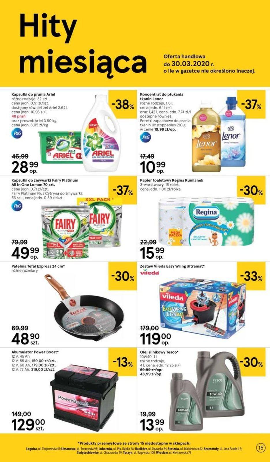 Gazetka promocyjna Tesco str. 15