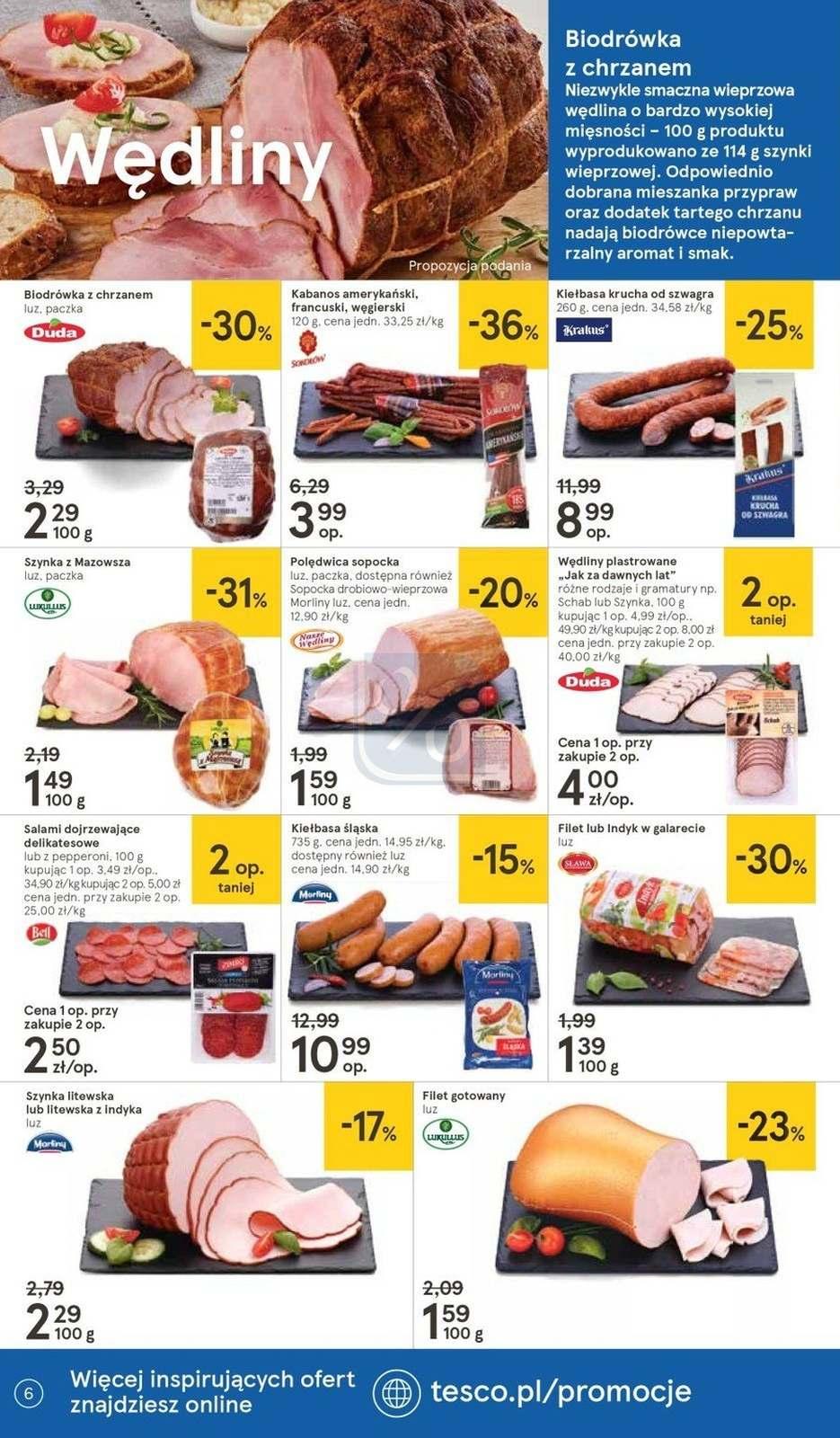 Gazetka promocyjna Tesco str. 6