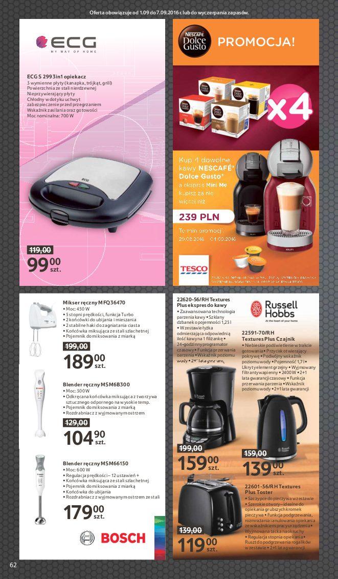 Gazetka promocyjna Tesco str. 62