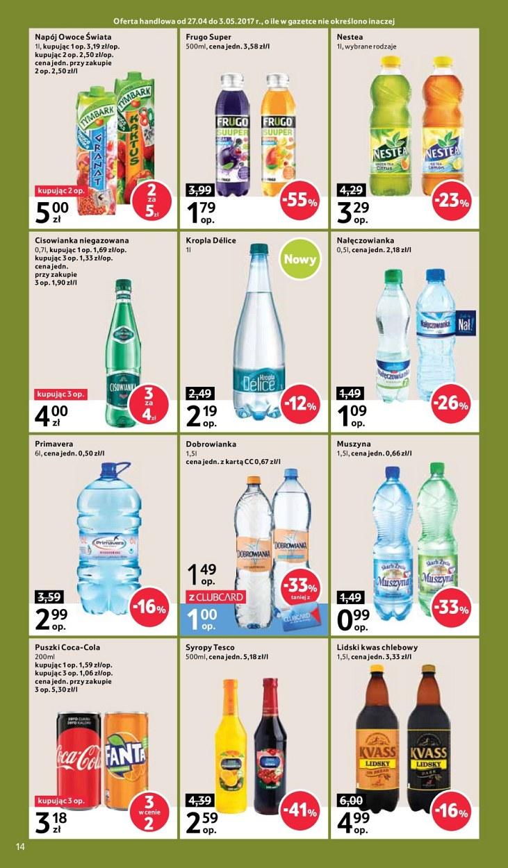 Gazetka promocyjna Tesco str. 14