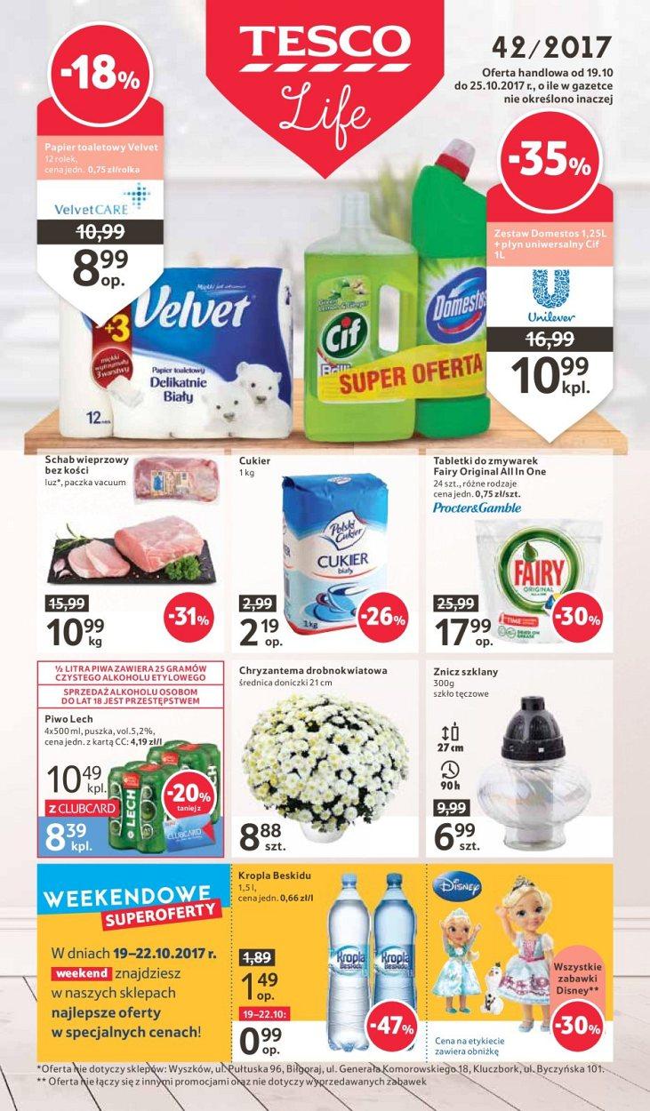 Gazetka promocyjna Tesco str. 1