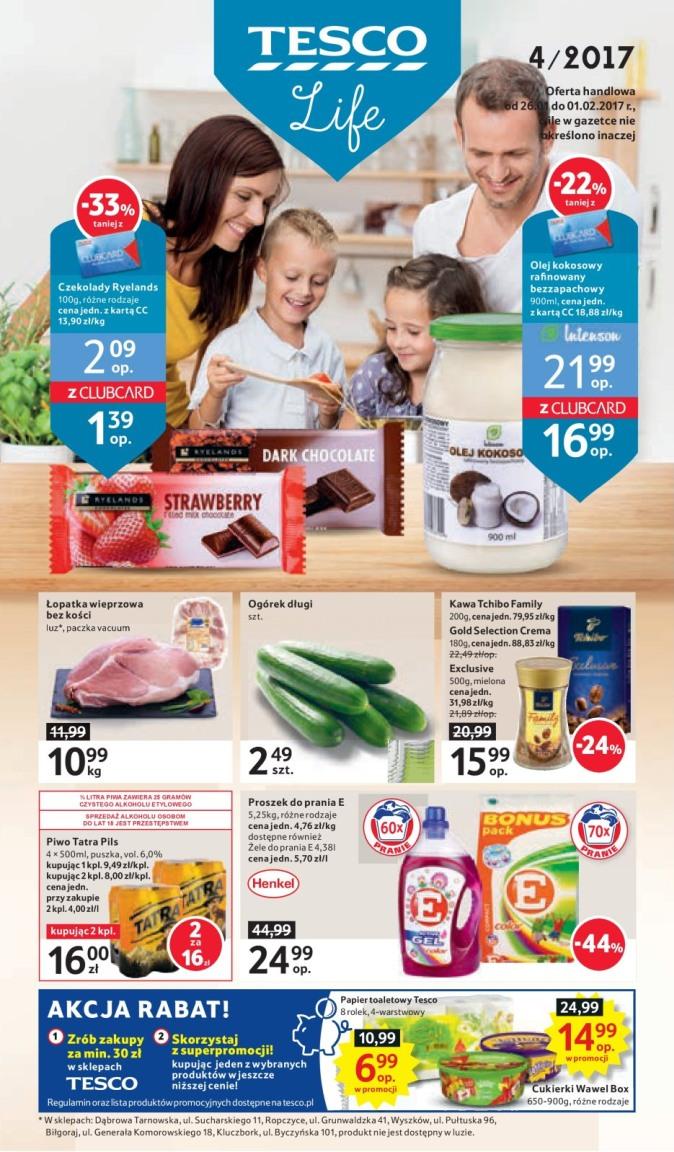 Gazetka promocyjna Tesco str. 1