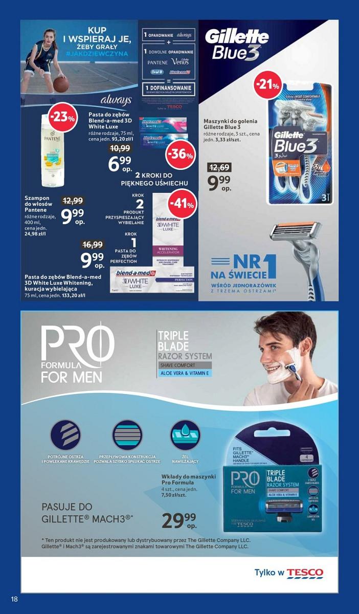 Gazetka promocyjna Tesco str. 18