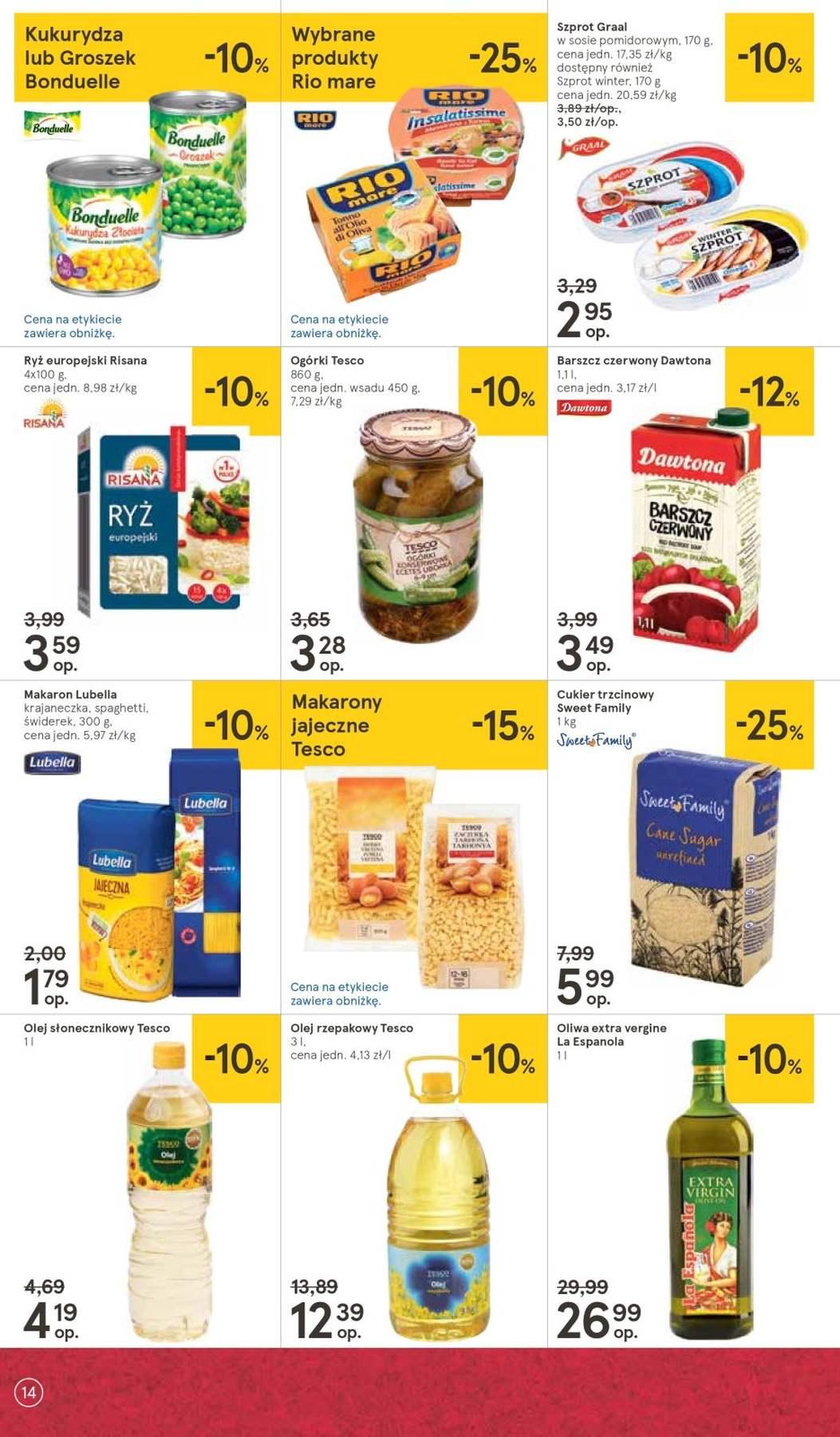 Gazetka promocyjna Tesco str. 14
