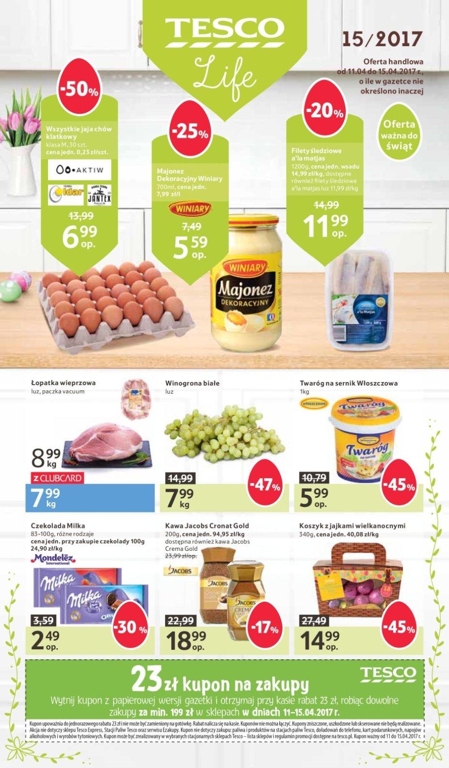 Gazetka promocyjna Tesco str. 1