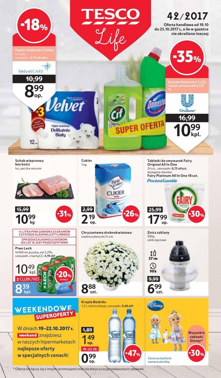 Gazetka promocyjna Tesco str. 1