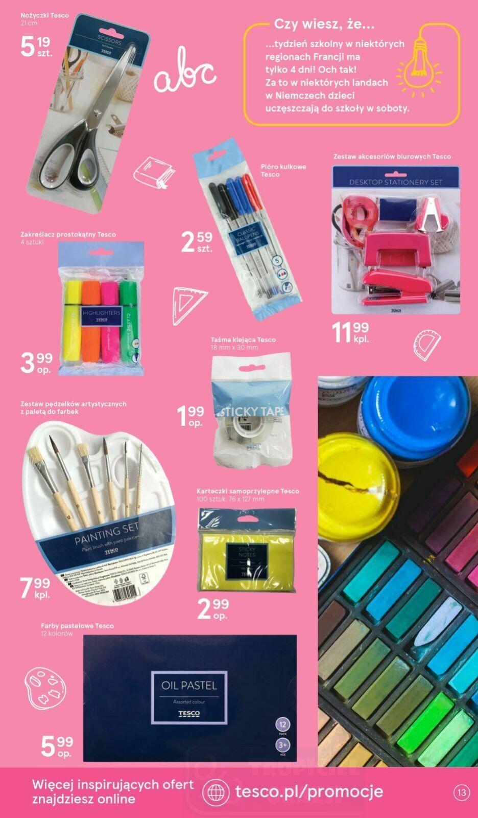Gazetka promocyjna Tesco str. 13