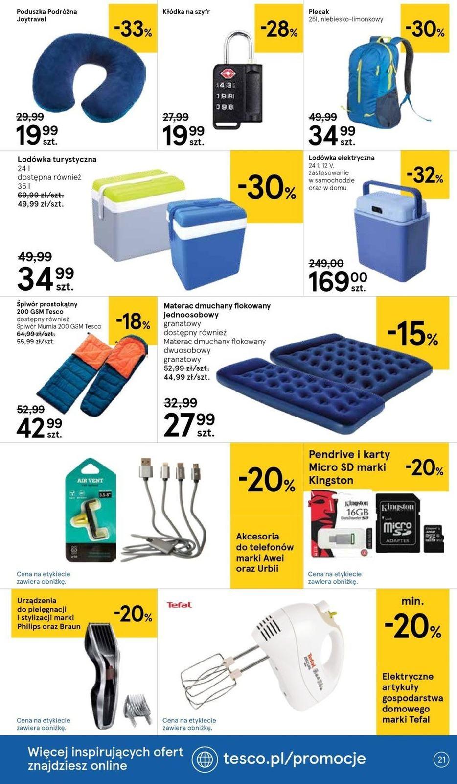 Gazetka promocyjna Tesco str. 21
