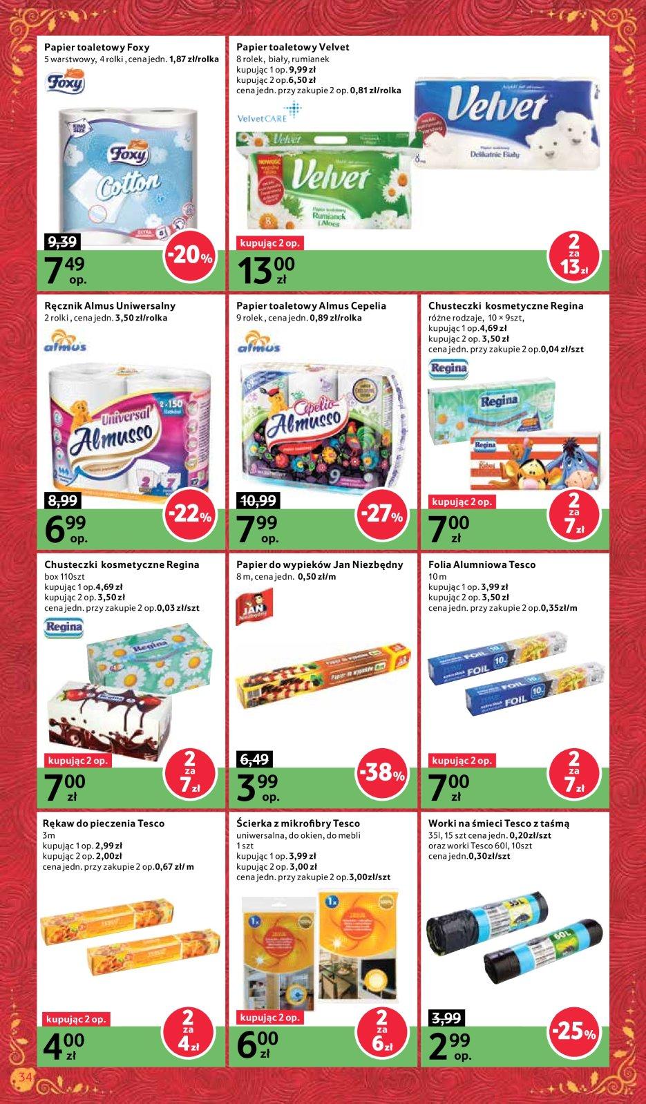 Gazetka promocyjna Tesco str. 34