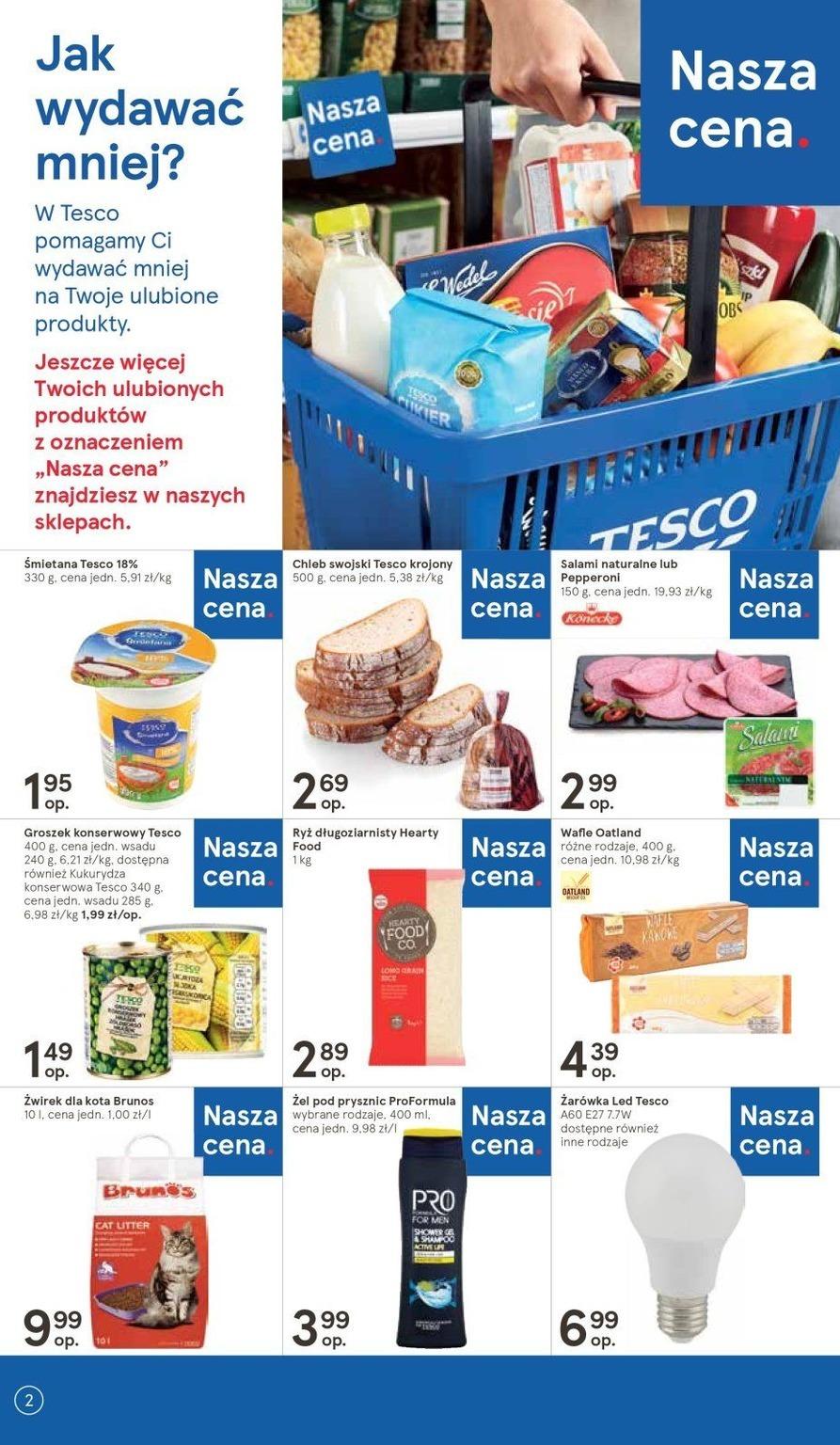 Gazetka promocyjna Tesco str. 2