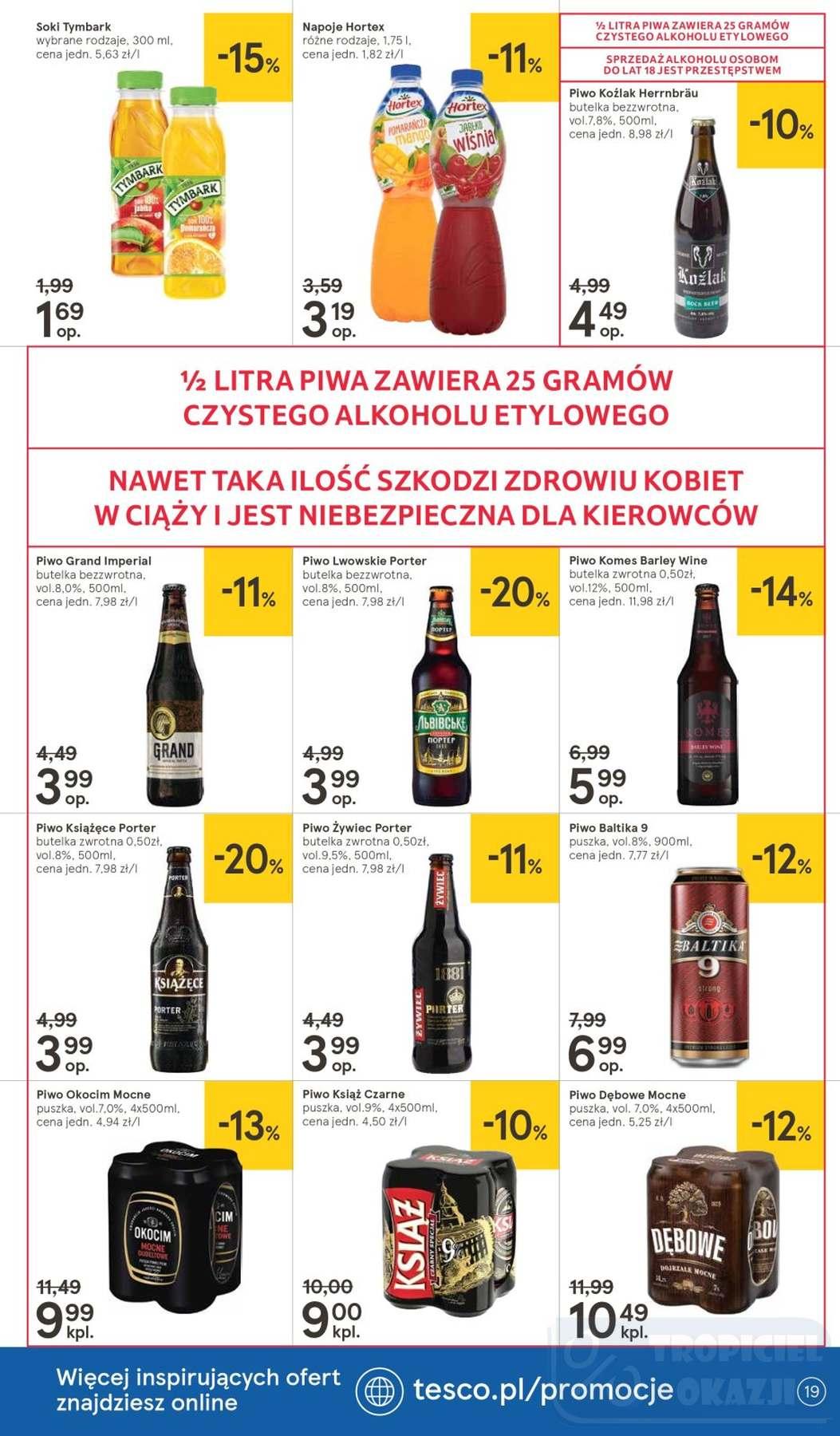 Gazetka promocyjna Tesco str. 19