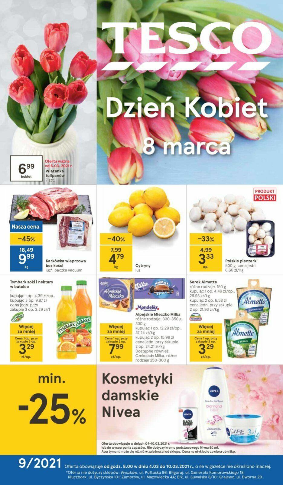 Gazetka promocyjna Tesco str. 1