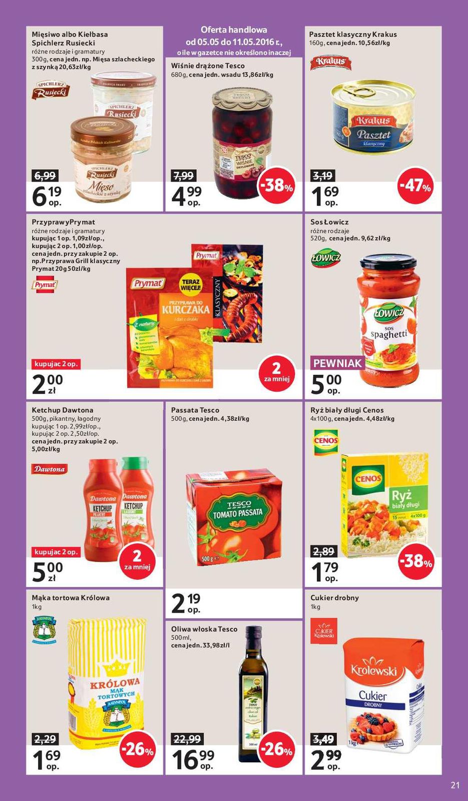 Gazetka promocyjna Tesco str. 21