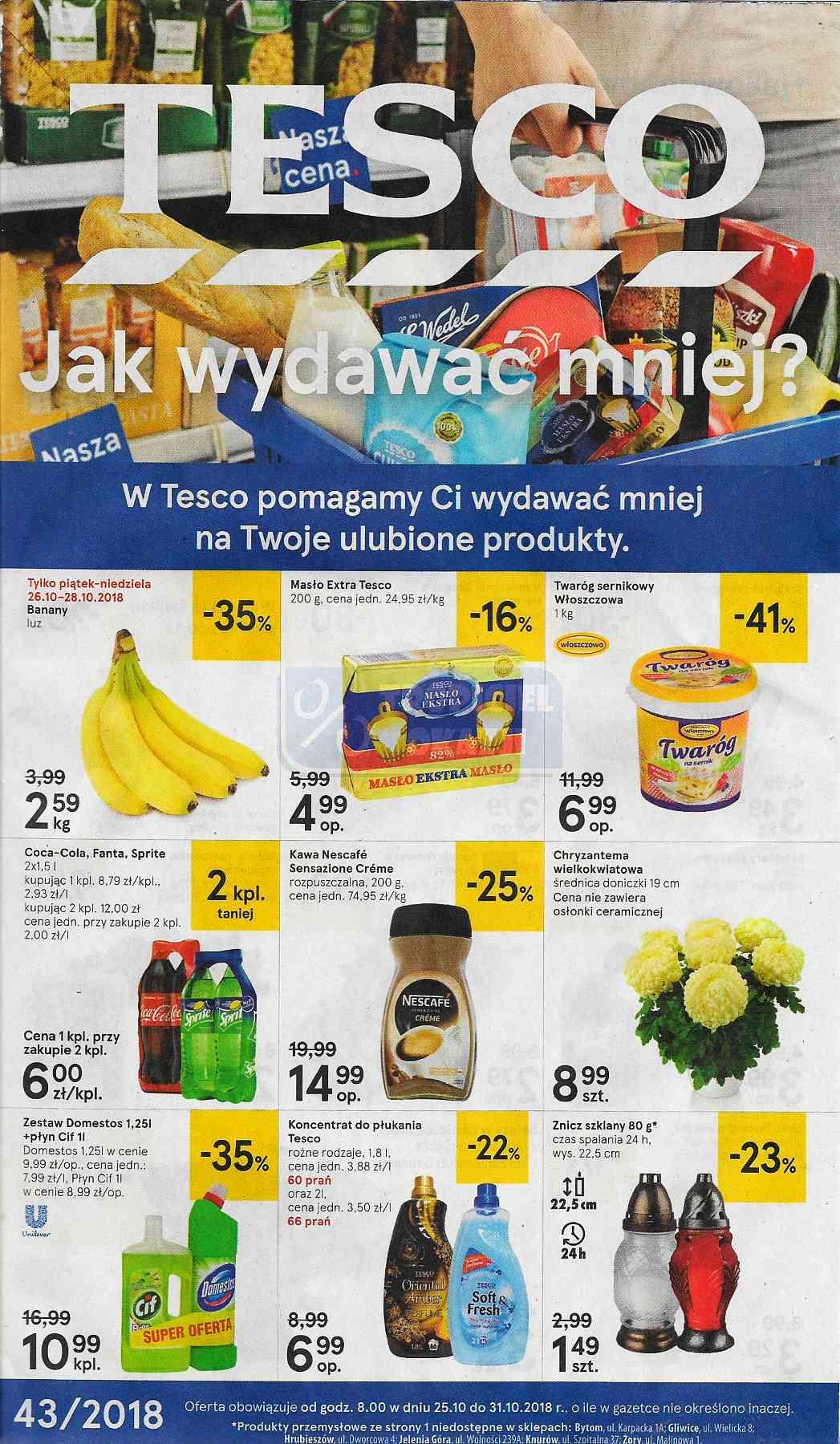 Gazetka promocyjna Tesco str. 1