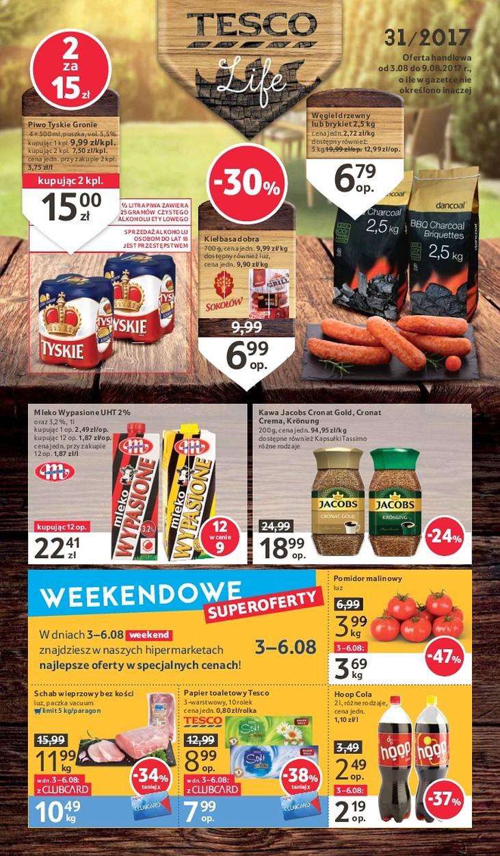 Gazetka promocyjna Tesco str. 1