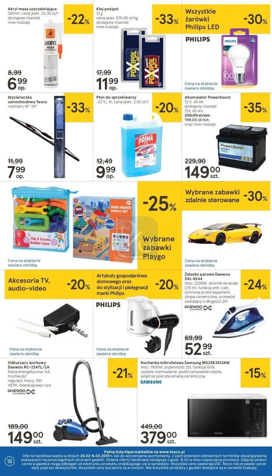 Gazetka promocyjna Tesco str. 18
