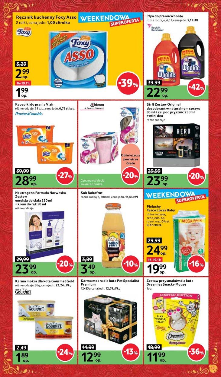 Gazetka promocyjna Tesco str. 15
