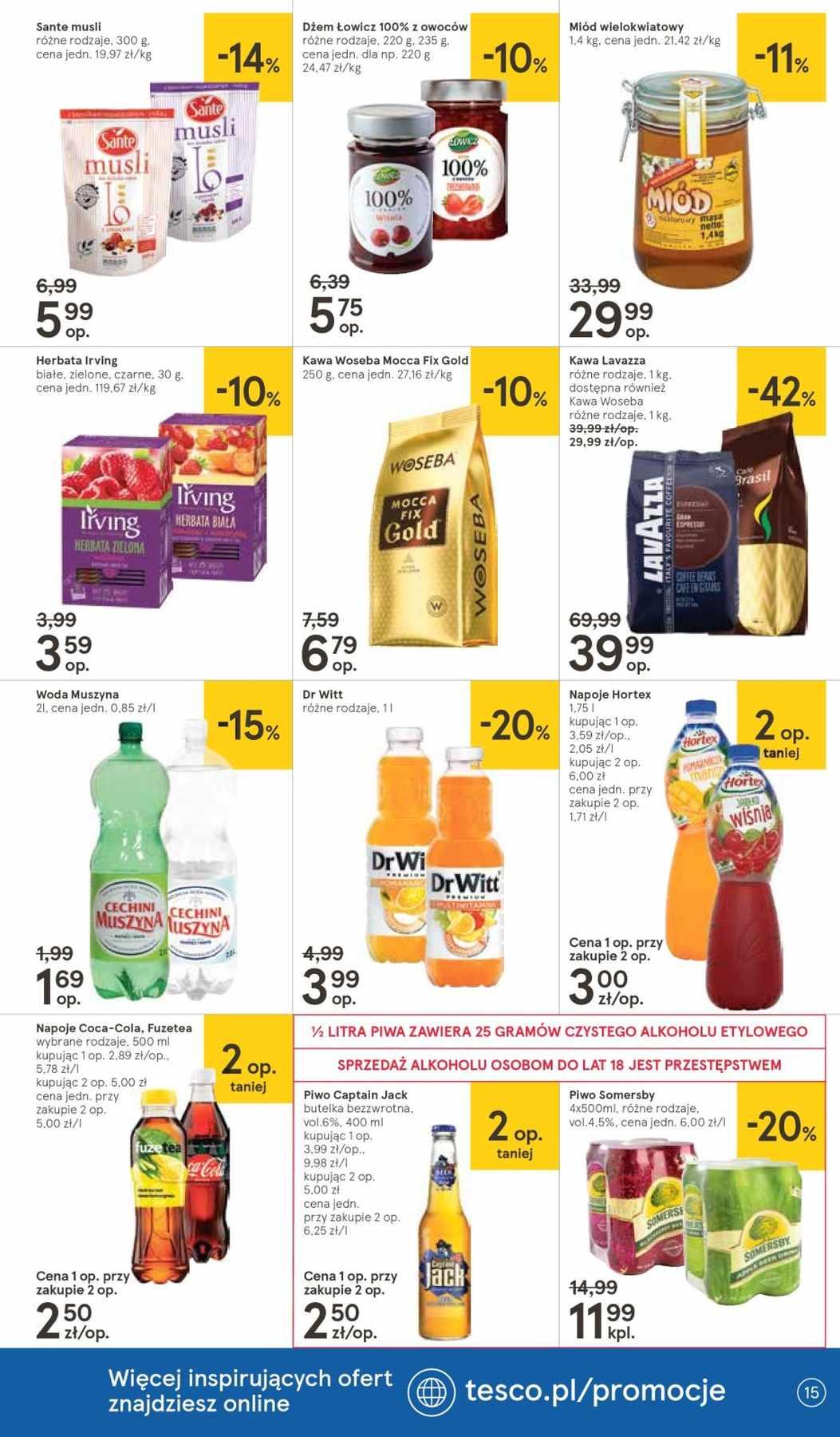 Gazetka promocyjna Tesco str. 15