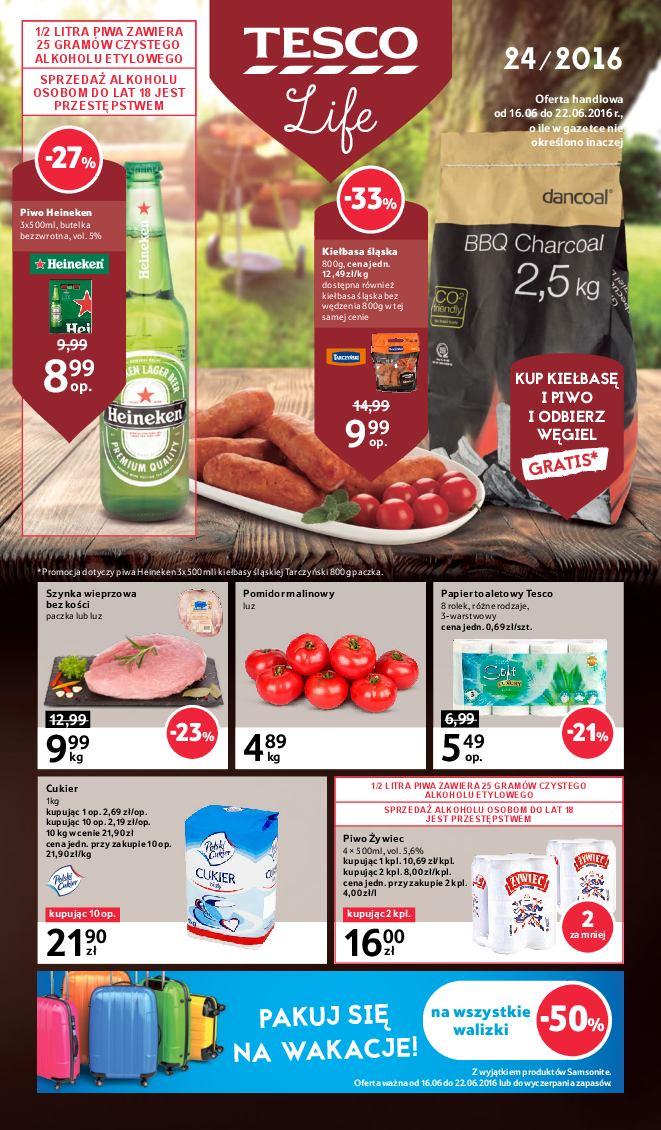 Gazetka promocyjna Tesco str. 1
