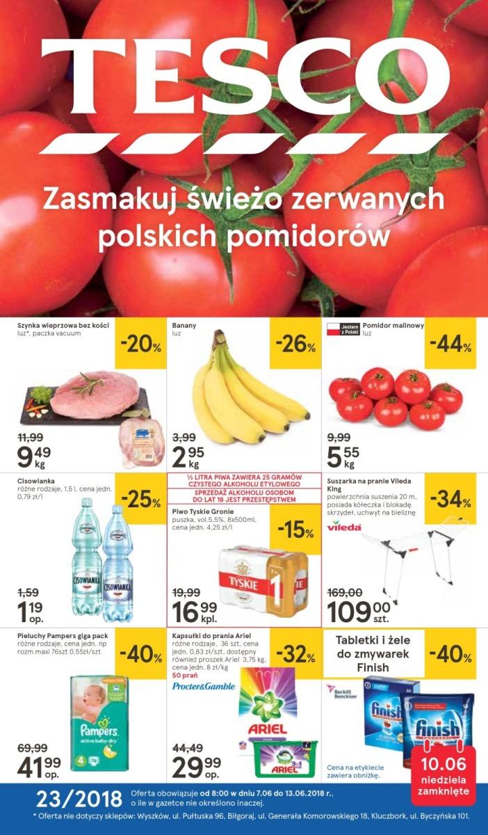 Gazetka promocyjna Tesco str. 1
