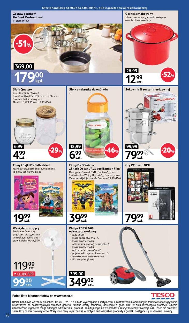 Gazetka promocyjna Tesco str. 28