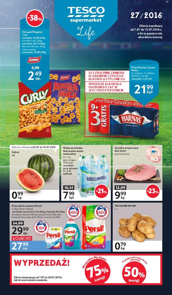 Gazetka promocyjna Tesco str. 1