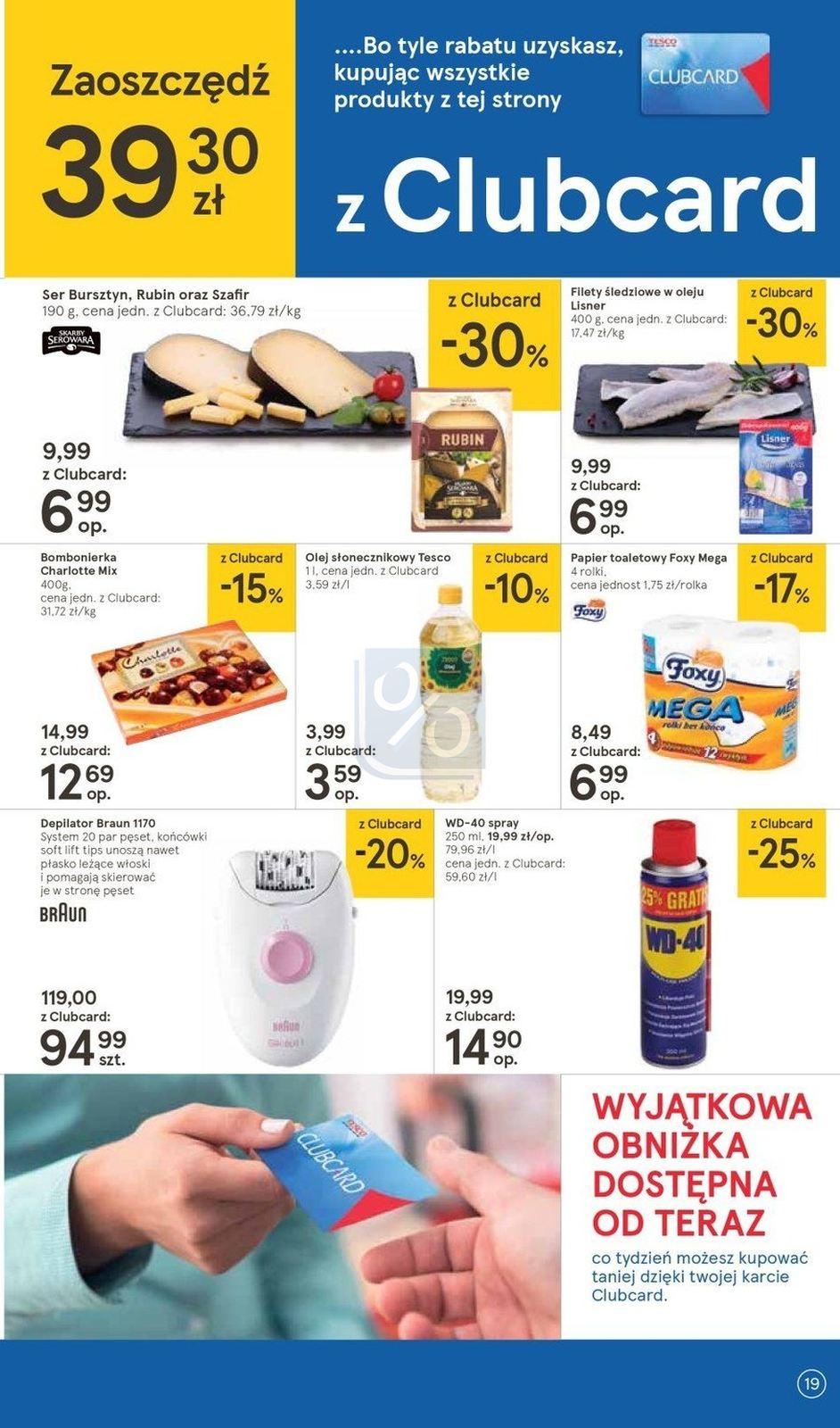 Gazetka promocyjna Tesco str. 19