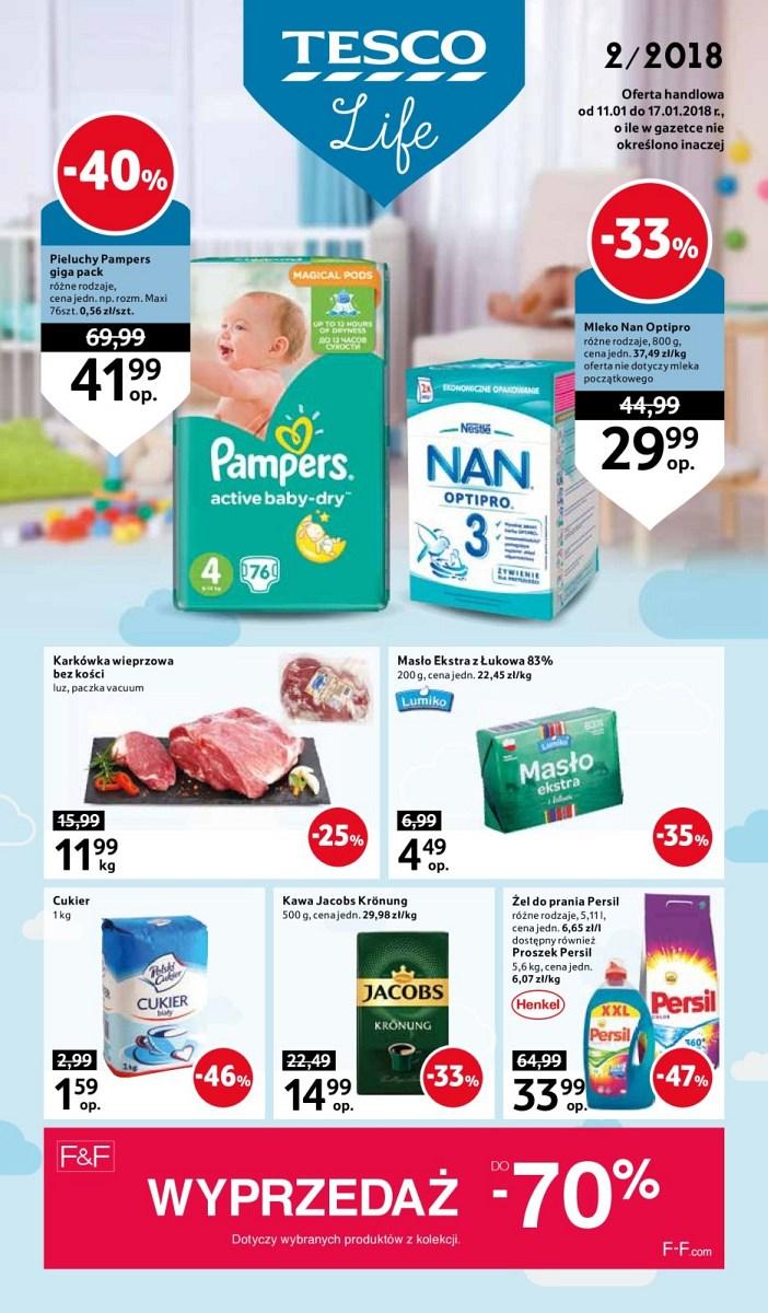 Gazetka promocyjna Tesco str. 1