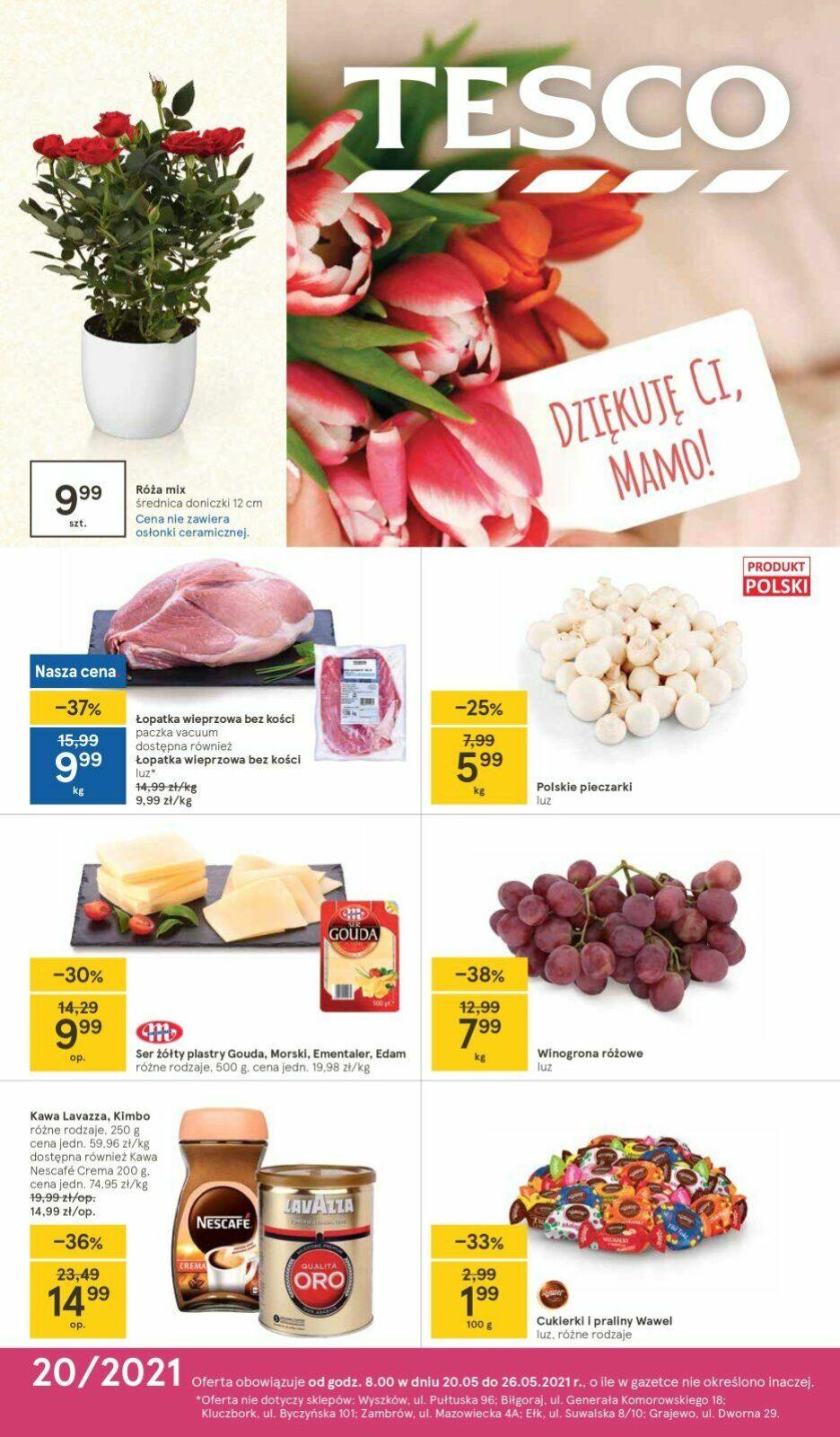 Gazetka promocyjna Tesco str. 1