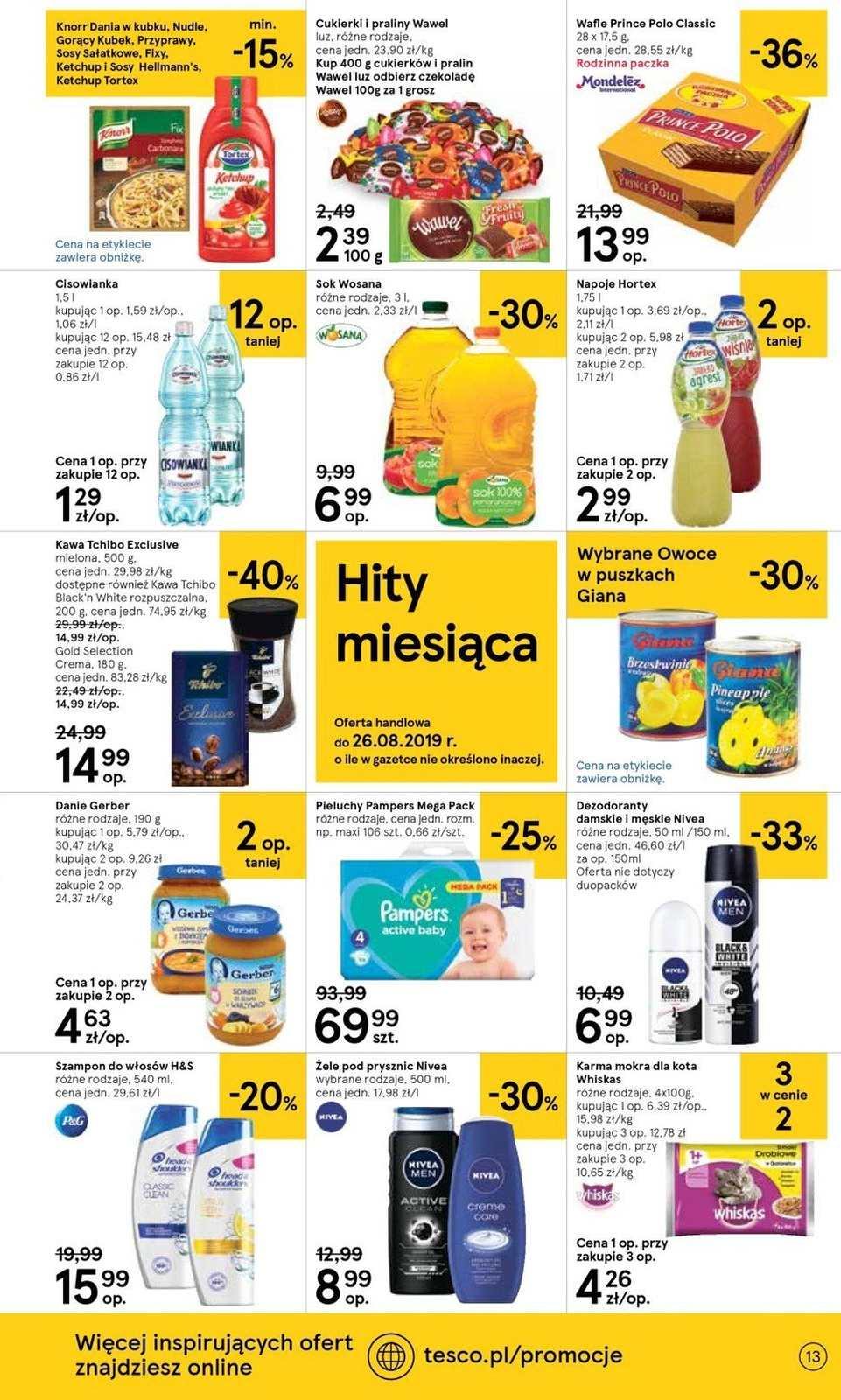 Gazetka promocyjna Tesco str. 13
