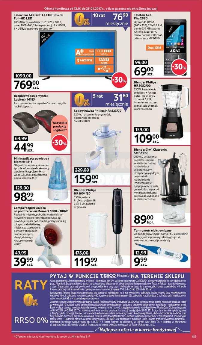 Gazetka promocyjna Tesco str. 33