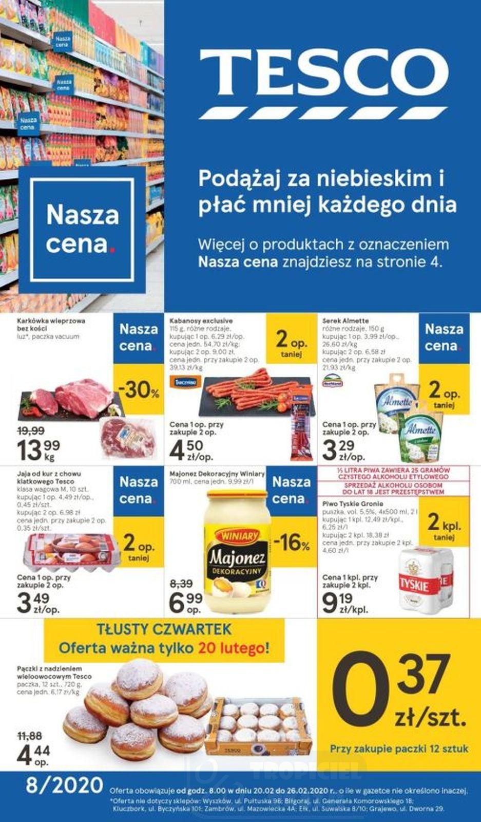 Gazetka promocyjna Tesco str. 1