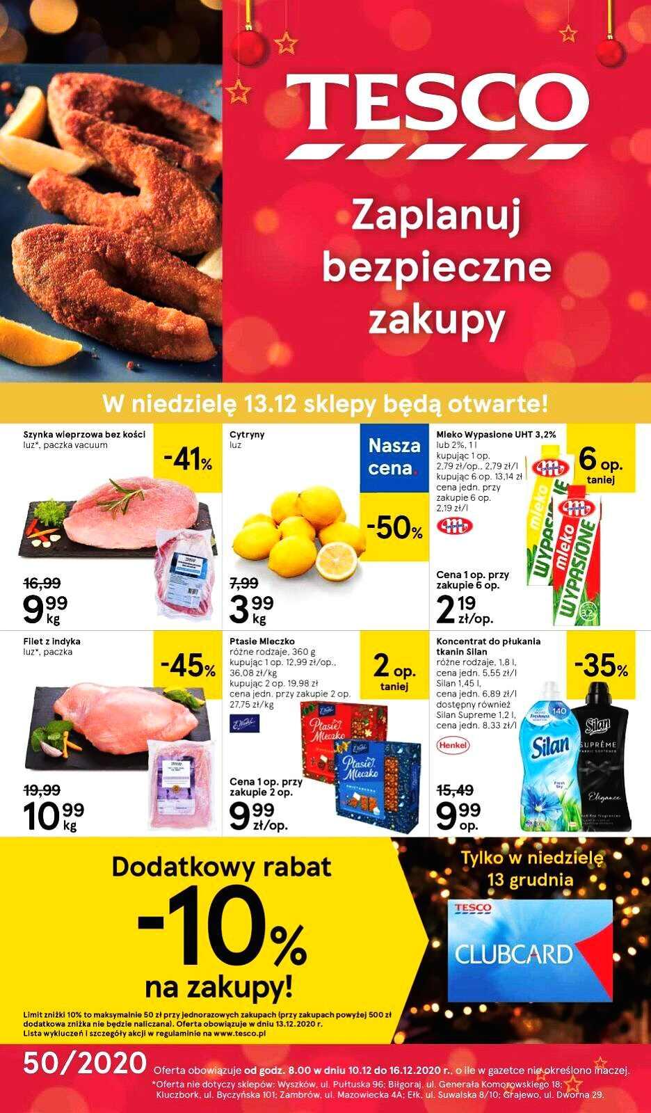 Gazetka promocyjna Tesco str. 1