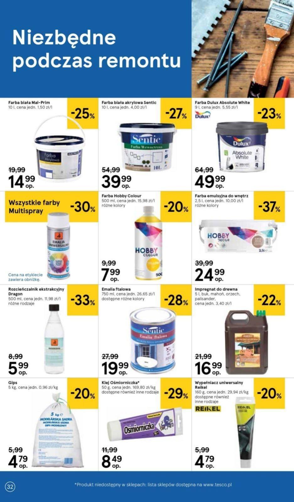 Gazetka promocyjna Tesco str. 32